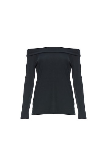 Grace Fitted Off Shoulder Top Slide 1