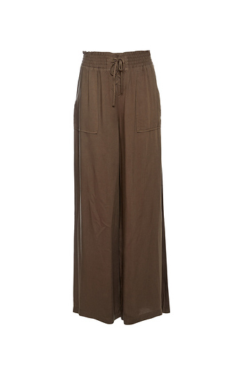 Isla Tie Front Flowy Pant Slide 1