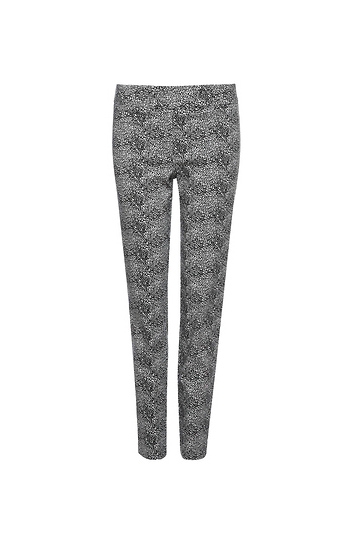 Marie Leopard Print Slim Leg Pant Slide 1