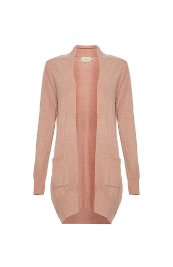Noah Long Open Front Cardigan Slide 1