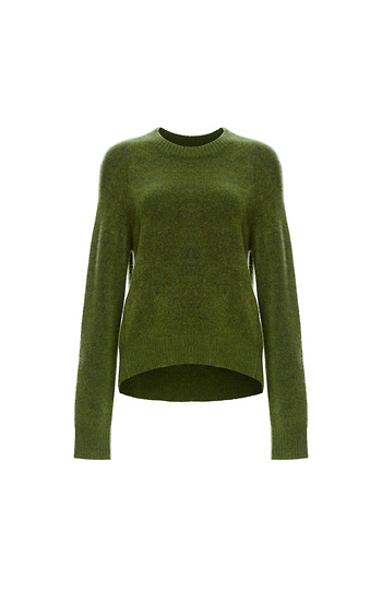3.1 Phillip Lim Crew Neck Hi-Low Sweater Slide 1