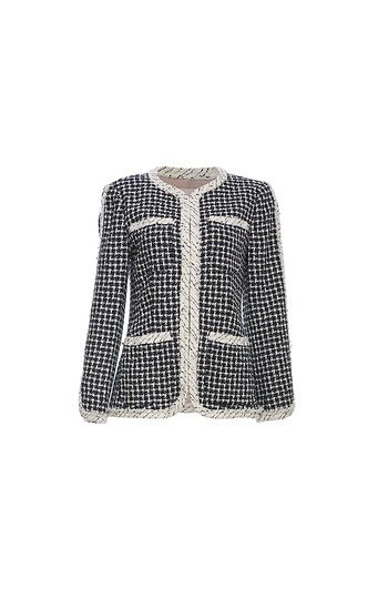 Rebecca Taylor Graphic Tweed Jacket Slide 1