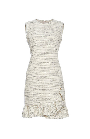 Rebecca taylor deals sleeveless tweed dress