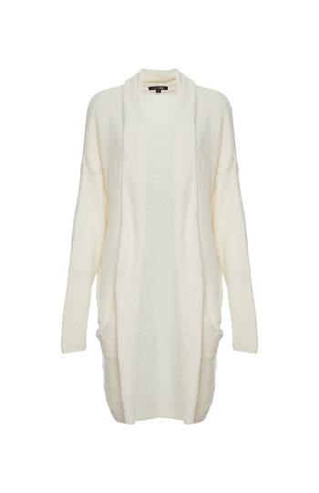 Chenille Open Front Cardigan Slide 1