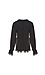 Neck Tie Long Sleeve Top Thumb 2