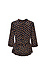 Marni Mock Neck 3/4 Sleeve Printed Top Thumb 2