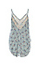 V-Neckline Sleeveless Printed Top Thumb 2