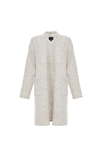 Open Front Long Cardigan Slide 1