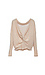 Back Knot Long Sleeve Top Thumb 2