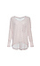 V-Neck Striped Long Sleeve Top Thumb 1