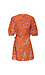 Short Sleeve Printed Wrap Dress Thumb 2