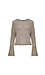 Crew Neck Flared Sleeves Lightweight Sweater Thumb 1
