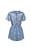 Surplice Ruffled Printed Romper Thumb 2