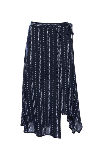 Printed A-line Skirt Slide 1