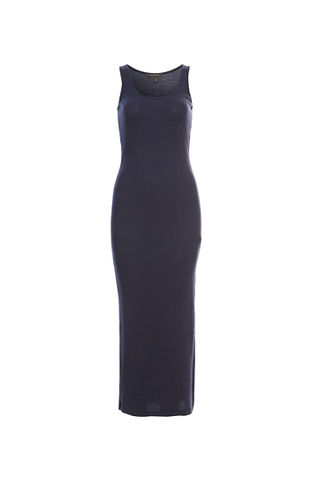 French Connection Sleeveless Rib Bodycon Dress Slide 1