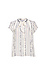 V-Neck Short Sleeve Printed Top Thumb 1