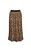 Pleated Snake Print Skirt Thumb 1