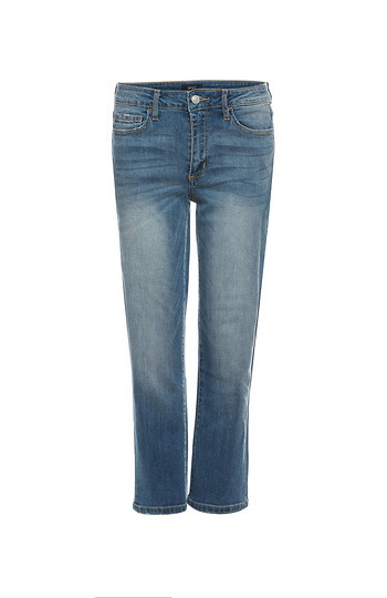 Mid Rise Cropped Slim Straight Slide 1