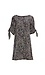 Leopard Print Tie Sleeves Dress Thumb 1