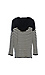 Velvet by Graham & Spencer Cotton Cashmere Striped Hoodie Thumb 2