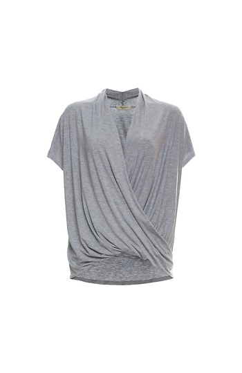 Crisscross Short Dolman Sleeve Top Slide 1