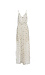 Printed Gathered Front Sleeveless Dress Thumb 1