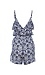 Printed Sleeveless Romper Thumb 2