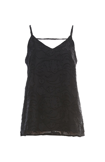 V-Neck Burnout Camisole Slide 1