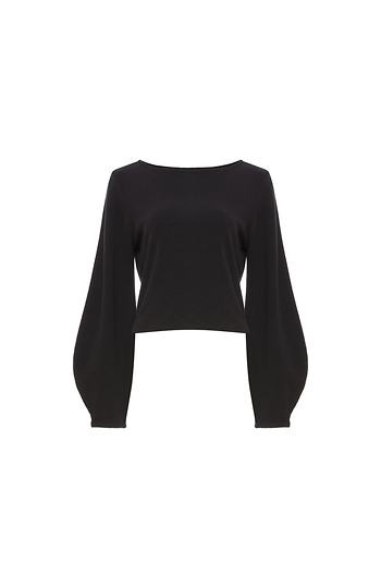 Michael Stars Puff Sleeve Pullover Slide 1