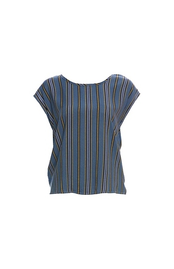 Twist Back Printed Top Slide 1