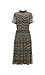 Short Sleeve High Neck Printed Dress Thumb 1