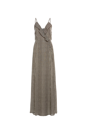 Sleeveless Faux Wrap Maxi Dress Slide 1