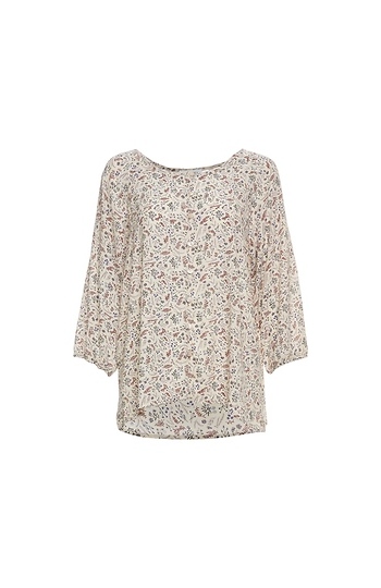 Buttoned Front Printed Top Slide 1