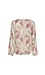 Neck Tie Long Sleeve Printed Top Thumb 2
