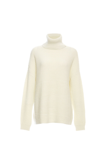 Long Sleeve Cowl Neck Top Slide 1