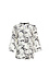 Split Neck 3/4 Sleeve Top Thumb 1