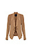 Liverpool Draped Perforated Suede Jacket Thumb 1