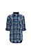 Vintage Wash Button Up Plaid Top Thumb 1