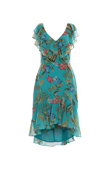 WAYF Chelsea Tiered Ruffle Dress Slide 1