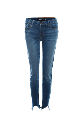 Hudson Tally Mid Rise Raw Hem Skinny Crop Slide 1