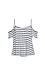 BB Dakota Striped Cross Back Top Thumb 1