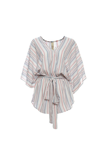 Surplice Tie Waist Romper Slide 1