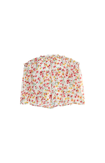 Jack by BB Dakota Off Shoulder Floral Top Slide 1
