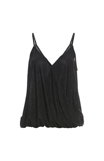 Surplice Sleeveless Top Slide 1