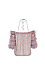 1.STATE Tiered Ruffle Sleeve Floral Top Thumb 2