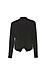 Mod Ref Draped Front Faux Suede Jacket Thumb 2