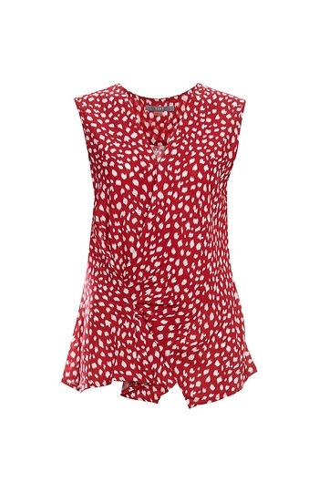 Tart Collections Front Knot Sleeveless Top Slide 1