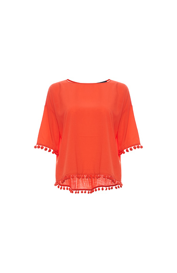French Connection Pom Pom Top Slide 1