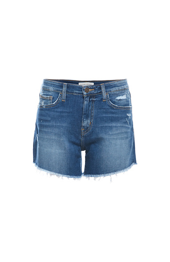 Flying Monkey High Rise Raw Hem Shorts Slide 1