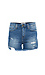 High Rise Raw Hem Shorts Thumb 1